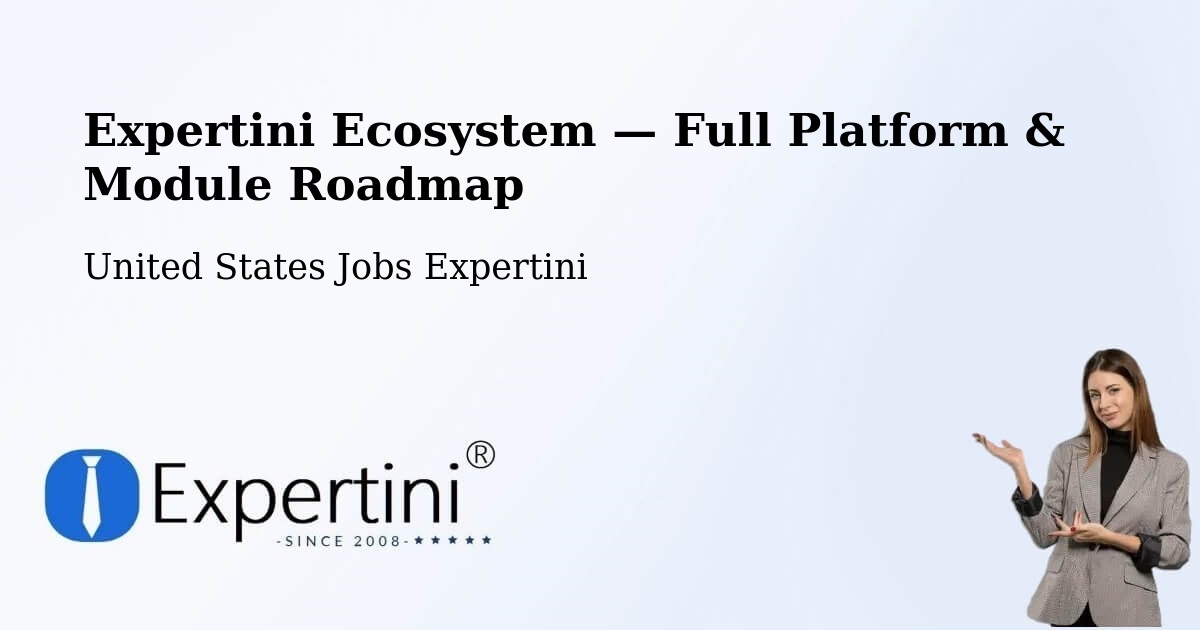 Expertini Ecosystem — Full Platform & Module Roadmap – Pace